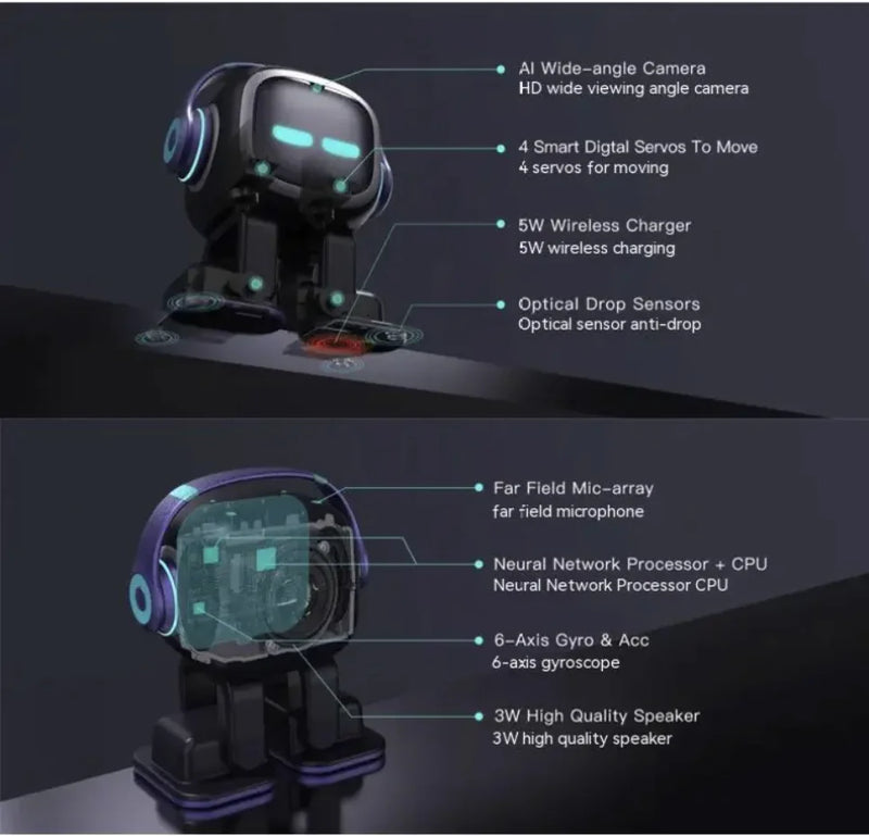 AI Robot Toy with Voice Recognition & Emotional Interaction