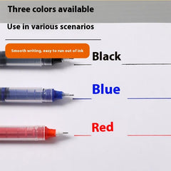 Straight-Liquid Ballpoint Gel Pen – 0.5mm Smooth Writing Pen for Students & Professionals