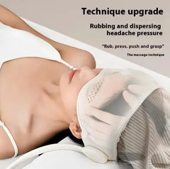 Hot Compress Decompression Head Massager