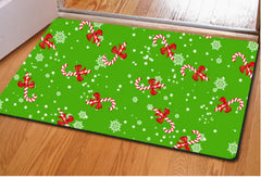 Christmas Cartoon Print Kitchen Mat