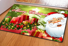 Christmas Cartoon Print Kitchen Mat