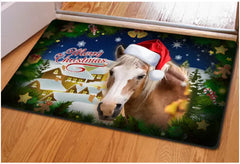 Christmas Cartoon Print Kitchen Mat