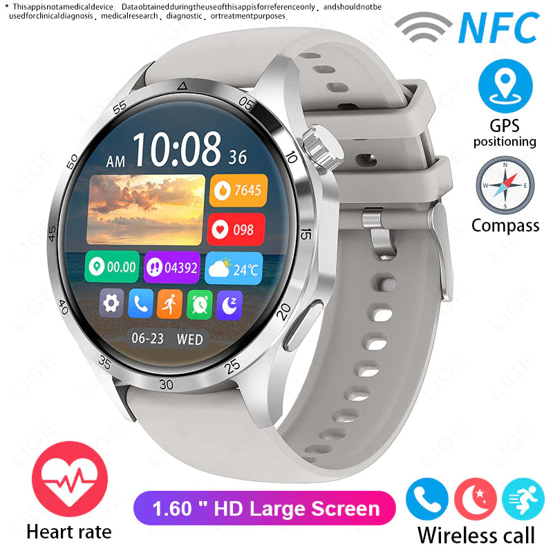 Waterproof Smart Sports Watch with Bluetooth Calling